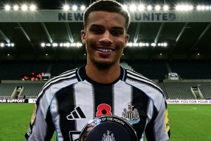 表现稳健！佳夫当选纽卡10月最佳球员