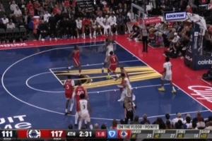 极限！普尔输送炮弹 锡安冲击篮筐压哨打中