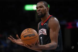 NBA杯客战马刺！火箭先发：阿门&奥科吉&杜兰特&贾巴里&申京