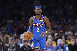 31的神？SGA近8场场均出战31.8分钟轰31.3分 三项命中率52/42/93%