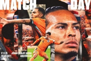 荷兰vs立陶宛首发：德佩、加克波先发，马伦、西蒙斯出战