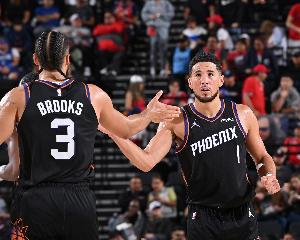 太阳赛季至今7场比赛赢两位数 联盟第4多 仅次于雷霆掘金猛龙