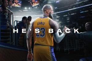 赛季首秀！詹姆斯今日战爵士确定复出