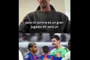 库尔图瓦：亚马尔让德比气氛升温 他们赢我们时也没尊重我们