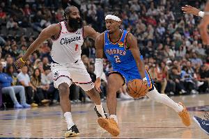 雷霆自媒体提醒：快船4胜11负 雷霆手握的首轮状元签概率并列第七